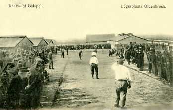 Ball game in Camp oldebroek