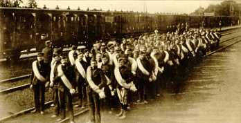 Leaving for Harderwijk June 1916