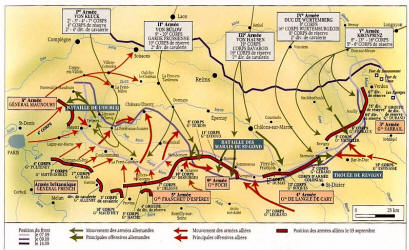Kaart van de Slag aan de Marne - Klik hier voor vergroting