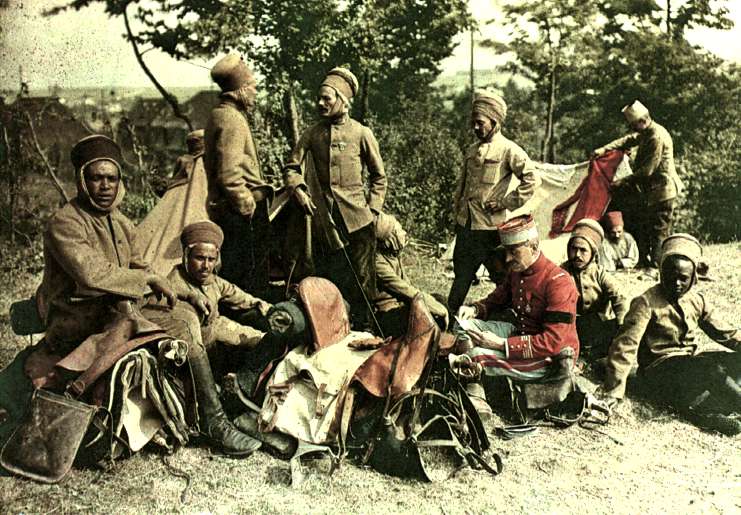 Kleurenfoto uit de Eerste Wereldoorlog - zie artikel Kleurenfoto's uit de Eerste Wereldoorlog