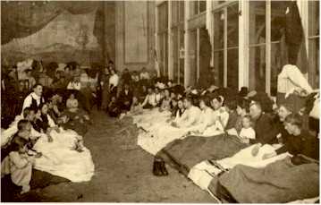 Provisional shelter at Middelburg in 1914